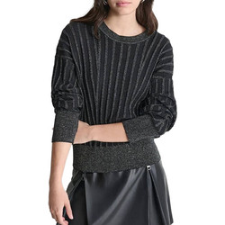DKNY Γυναικεία Πλεκτή Μπλούζα Ανθρακί P4MSBK26-0071