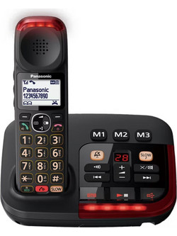 Panasonic KX-TGM420 Ασύρματο Τηλέφωνο με Ανοιχτή Ακρόαση Μαύρο