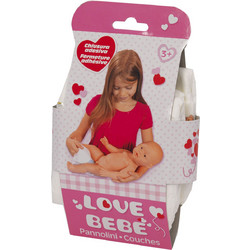 Love Bebe Πάνες για Κούκλα