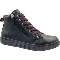 Safe Step Γυναικεία Αρβυλάκια Δερμάτινα Μαύρα 22804