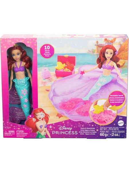 Mattel Disney Princess Ariel Swim & Sand Πισίνα