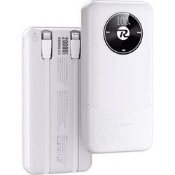 Remax RPP-38 Power Bank 20000mAh 22.5W με Θύρα USB-A Quick Charge 3.0 & Power Delivery White