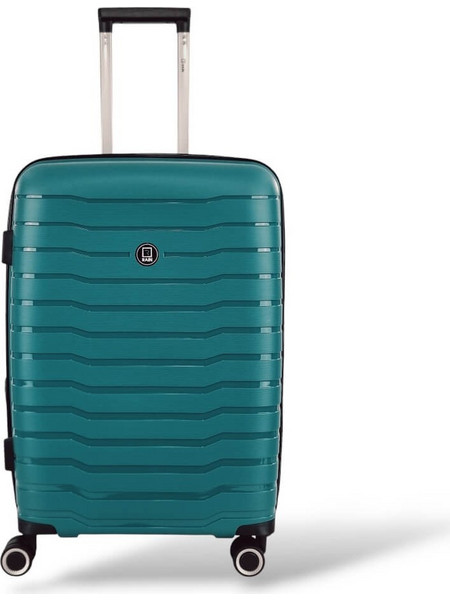 Rain RB80134-24 Βαλίτσα Μεσαία 65x43x25cm με 4 Ρόδες Πετρόλ