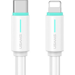 Usams US-SJ735 USB-C to Lightning Cable 30W 1m White SJ735USB02