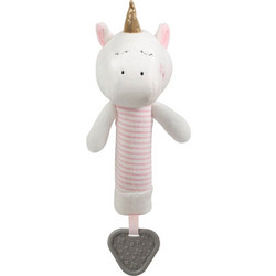 Kiokids Unicorn Υφασμάτινη Κουδουνίστρα Πίεσης για Νεογέννητα