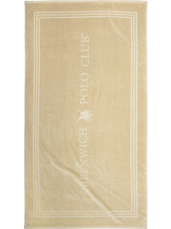 Greenwich Polo Club 4062 Πετσέτα Θαλάσσης Μπεζ 90x170cm