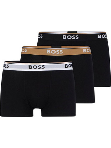 Hugo Boss Ανδρικά Μποξεράκια Σετ 3Pack Μαύρα 50489612-982