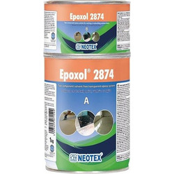 Neotex Epoxol 2874 Ρητίνη Υγρού Γυαλιού 2 Συστατικών 600gr