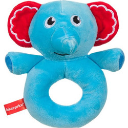 Fisher-Price Ελεφαντάκι Υφασμάτινη Κουδουνίστρα Κρίκος