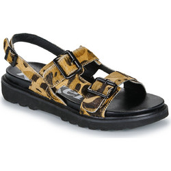 Kickers Neosummer Γυναικεία Σανδάλια Suede Ανατομικά Καφέ 1201803-50-116