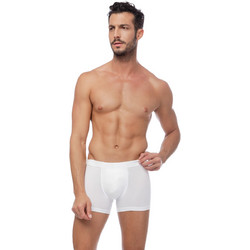 Minerva Ανδρικά Μποξεράκια Σετ 2Pack Λευκά 90-20481-05