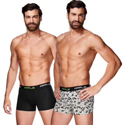 Apple Boxer Panda Ανδρικά Μποξεράκια Σετ 2Pack 0112966-224