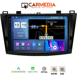 Carmedia CMDU4095-4 Mazda 3 2009-2014 Ηχοσύστημα Αυτοκινήτου με Οθόνη Αφής Bluetooth & GPS