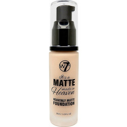 W7 Made In Heaven Matte Fresh Beige Liquid Foundation 30ml