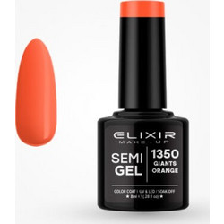 Elixir Semi Gel 1350 Giants Orange Ημιμόνιμο Βερνίκι Νυχιών 8ml