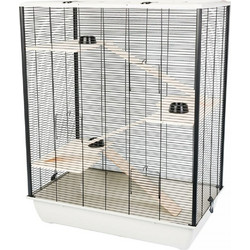 INTER-ZOO Diego Κλουβί Τρωκτικών Μαύρο Μπεζ 48x78x97cm