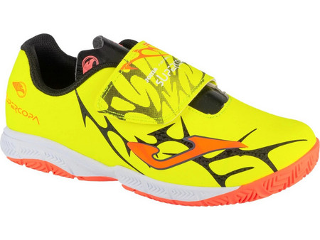 Joma Super Copa 2509 IN SCJS2509INV Παιδικά Ποδοσφαιρικά Παπούτσια Σάλας Κίτρινα Πορτοκαλί