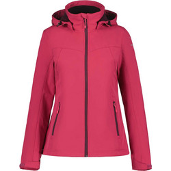 Icepeak Γυναικείο Μπουφάν Softshell Μακρύ Αδιάβροχο Φούξια 6-54970-682-637