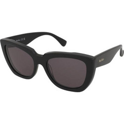 Max Mara MM0090 01A Ανδρικά Γυαλιά Ηλίου Πεταλούδα Κοκάλινα Μαύρα με Μαύρο Φακό