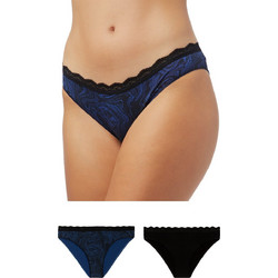 Minerva Γυναικεία Slip με Δαντέλα 2Pack 90-81326-892