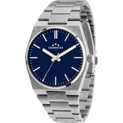 Chronostar Supreme Ανδρικό Ρολόι με Ασημί Μεταλλικό Μπρασελέ R3753315003