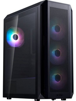 Adata XPG Valor Air Plus Black Midi Tower Κουτί Υπολογιστή με Πλαϊνό Παράθυρο