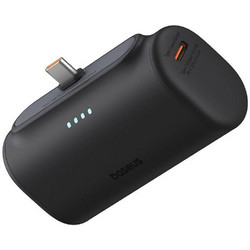 Baseus Compact Series Power Bank 5000mAh 20W με Θύρα USB-C Quick Charge 3.0 & Power Delivery Black