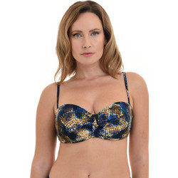 MiandMi Bikini Top Navy Μπλε Κίτρινο 23330