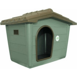 Pet Camelot Cuccia Eco πιτάκι Σκύλου Πλαστικό Εξωτερικού Χώρου Χακί 99x70x75cm