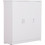 HomeMarkt Τρίφυλλη Ντουλάπα Ρούχων Fuento Λευκή 120x40x123.5cm HM2482.02