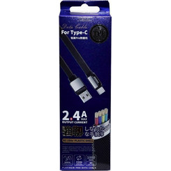 Remax Platinum Pro Flat USB-A to USB-C 1m Black RC-154A