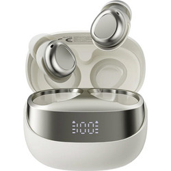 Blackview Airbuds 9 Led Ακουστικά Bluetooth In Ear Beige White