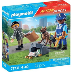 Playmobil Action Heroes Αστυνομική Έρευνα Κλοπιμαίων για 4-10 Ετών 71731