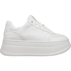 Michael Kors Γυναικεία Sneakers Flatforms Λευκά 43R5HAFS3L