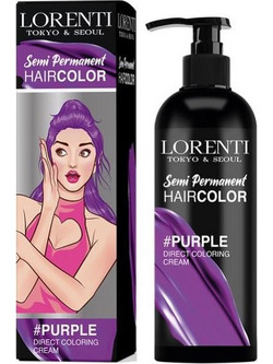 Lorenti Haircolor Purple Ημιμόνιμη Βαφή Μαλλιών 250ml