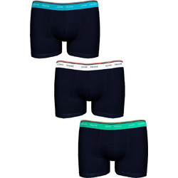 John Frank Ανδρικά Μποξεράκια Σετ 3Pack Μαύρα JF3BBR01
