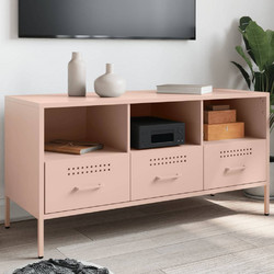 vidaXL Έπιπλο Τηλεόρασης Μεταλλικό N / A Μ100.5xΠ39xΥ50.5cm 843037