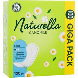 Naturella Camomile Light Σερβιετάκια για Ελαφριά Ροή 1 Σταγόνες 100τμχ