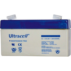 Ultracell UL1.3-6 Μπαταρία VRLA 6V 1.3Ah