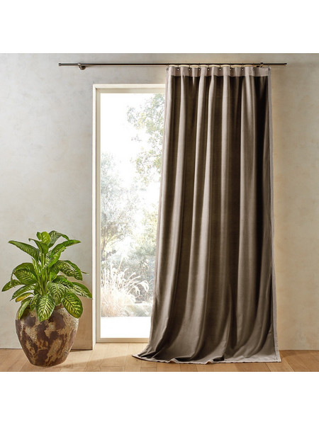 La Redoute Κουρτίνα Παραθύρου με Γάντζους 140x220 Venita 350274151 Mink