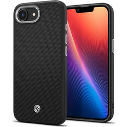 Spigen Enzo Aramid MagSafe Back Cover Black (iPhone 16e) ACS09153