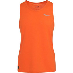 Saucony Stopwatch Singlet Ανδρικό Αθλητικό T-Shirt Πορτοκαλί SAM800375-PRH