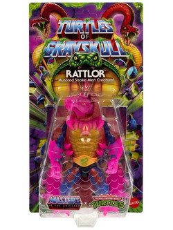 Mattel Masters of the Universe x Teenage Mutant Ninja Turtles Rattlor Φιγούρα Δράσης για 6+ Ετών 14cm
