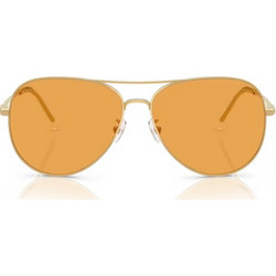 Tory Burch TB6114-33437 Γυναικεία Γυαλιά Ηλίου Cat Eye Μεταλλικά Χρυσά με Πορτοκαλί Φακό