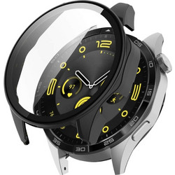Techsuit Defense360 Pro Πλαστική Θήκη Tempered Glass για Huawei Watch GT4 46mm Μαύρη