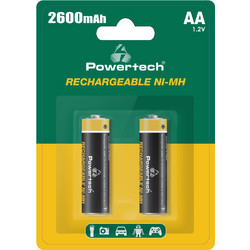 Powertech Rechargeable AA 2600mAh 2τμχ