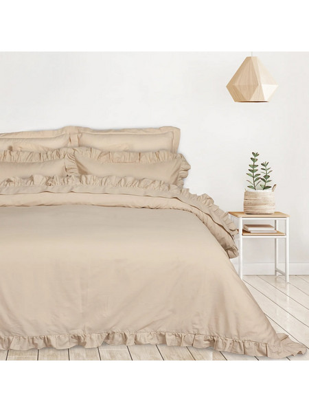 Das Home Σετ Σεντόνια Υπέρδιπλα Βαμβακερά 240x270 Daily 3168 Taupe
