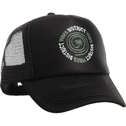 District75 Ανδρικό Καπέλο Jockey με Δίχτυ Snapback Υφασμάτινο Μαύρο 125UCP-142-071