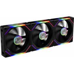 GAMDIAS Aeolus P2-1203 Case Fan 120mm με Σύνδεση 4-Pin PWM 3τμχ Black