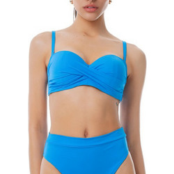 Bluepoint Bikini Top Strapless με Ενίσχυση Γαλάζιο 25066093D-25